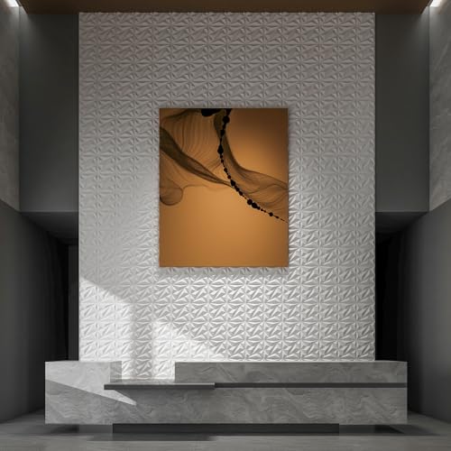 Image of Art3dwallpanels 100 Pack 3D Wall Panels Diamond, White, 12''x12''