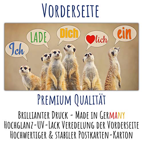 BREITENWERK - Set di 12 biglietti d'invito