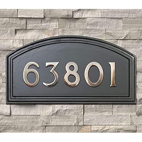 Imperial Mailbox Aluminum Address Plaque Cover