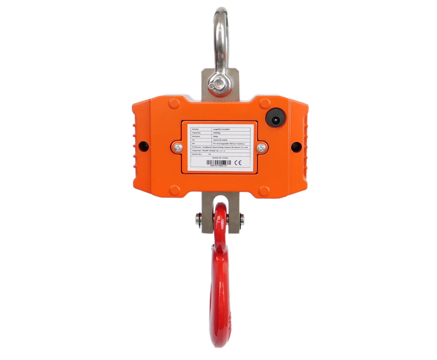 HDWR wagPRO-H1000P Peson industriel 1000 kg, balance suspendue