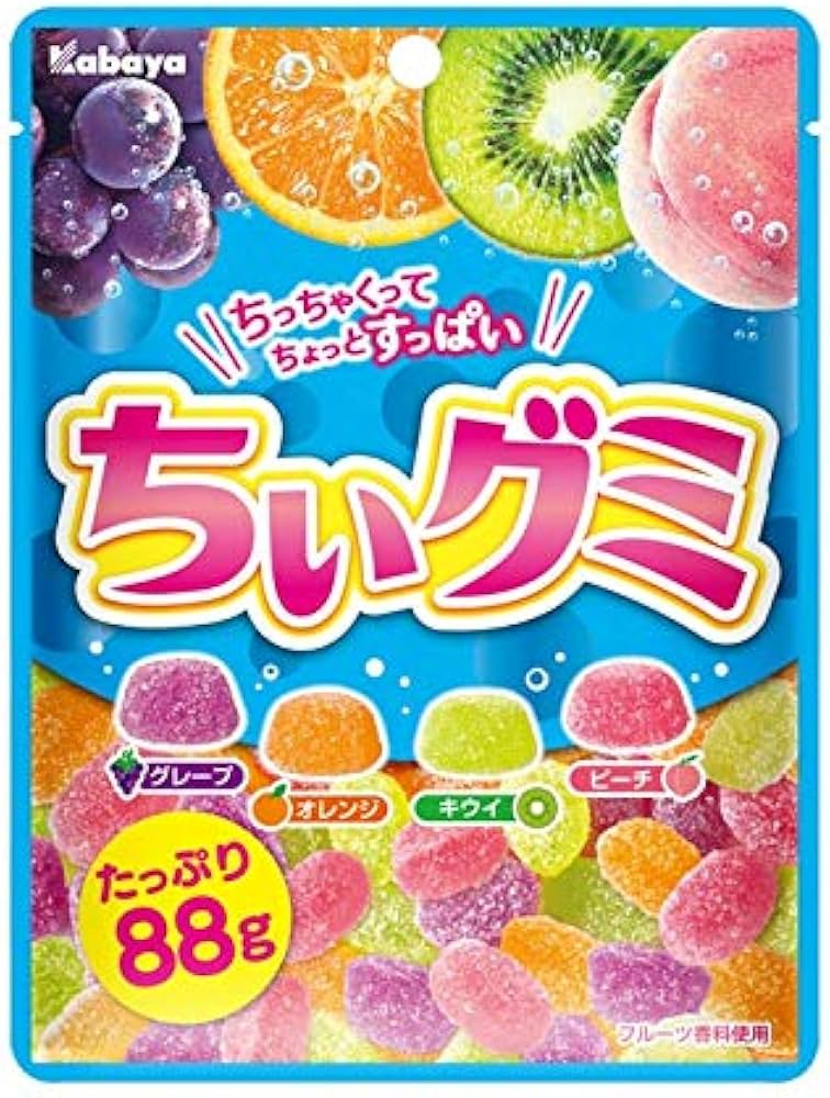 Amazon | カバヤ食品 ちぃグミ 88g×6袋 | カバヤ食品 | グミ 通販 Amazon | カバヤ食品 ちぃグミ 88g×6袋 | カバヤ食品 | グミ 通販