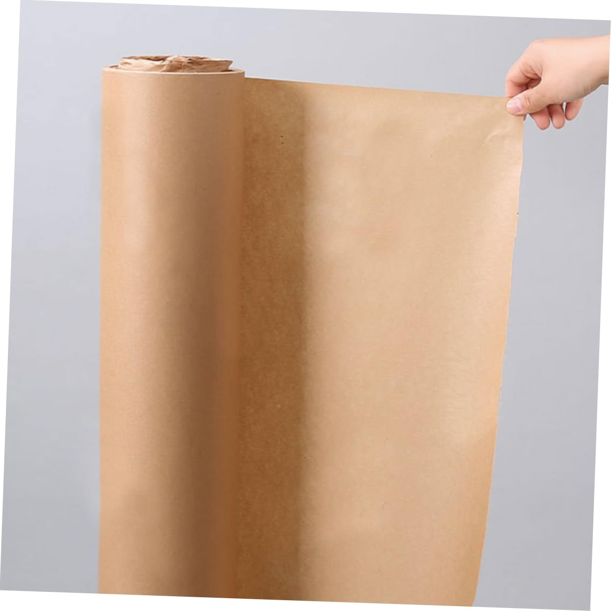 EXCEART 1 Rolle Geschenkpapier Verpackungspapier Selber Machen Braune Kraftpapierrolle Postalisches Packpapier Versandpapier Postverpackungspapier Büttenpapier Reiner Holzstoff Wasserdicht