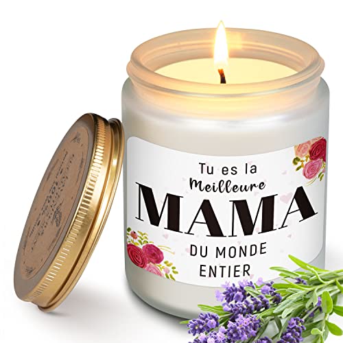 Cadeaux pour maman, meilleurs cadeaux d'anniversaire pour maman - Bougies parfumées à la lavande, avec de belles paroles, cadeaux de Thanksgiving, cadeau amusant pour maman, belle-mère, grand-mère Cover
