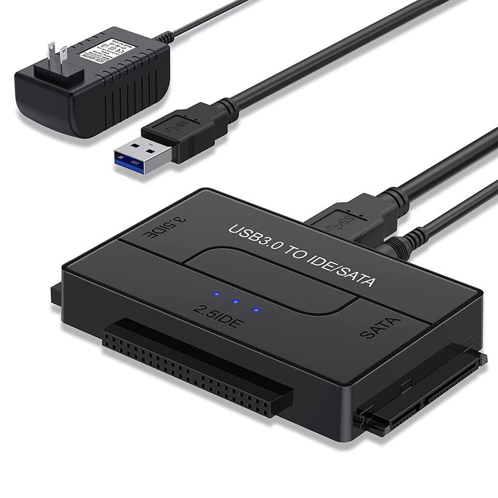 Tobo USB 3.0 to IDE/SATA Hard Drive Adapter, External Converter for 2.5 Inch IDE SATA HDD SSD DVD Optical Drive, Universal Hard Drive Reader with 12V 2A Power Supply, Support 6TB. (B0BCFGQ8JM) Amazon Price History, Amazon Price Tracker