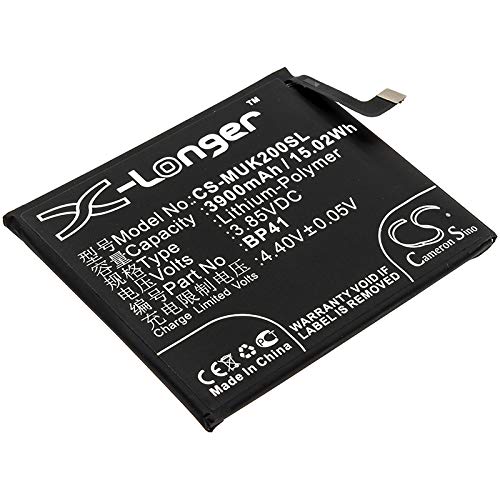3900mAh Xsplendor Battery for XMI M1903F10C, M1903F10G, M1903F10A PN BP41 15.02Wh