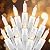 Brightown String Lights with 100 Clear Bulbs on White Wire - 26.5 FT Waterproof Connectable Christmas Tree Lights for Indoor Outdoor Use Party Holiday Patio Decorations