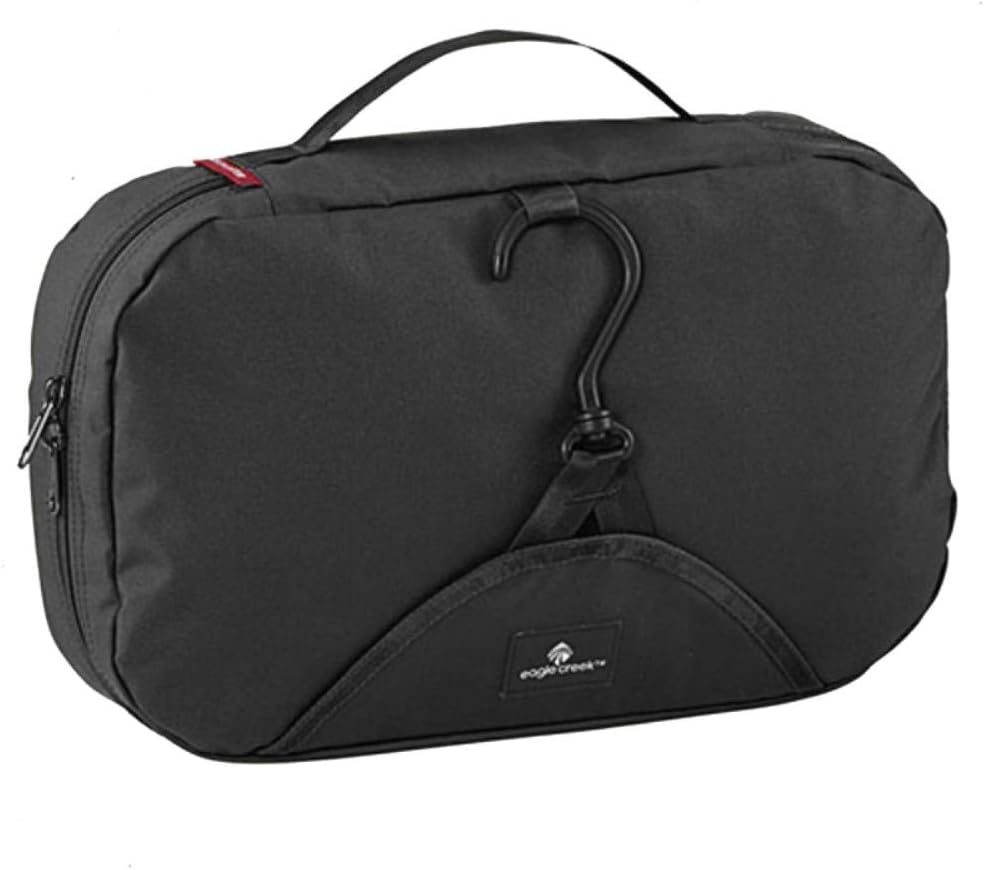 eagle creekPack-It Original Wallaby Hanging Travel Toiletry Bag - Compact Zip Up Organized Storage for Travel Essentials with Detachable Clear Pouch