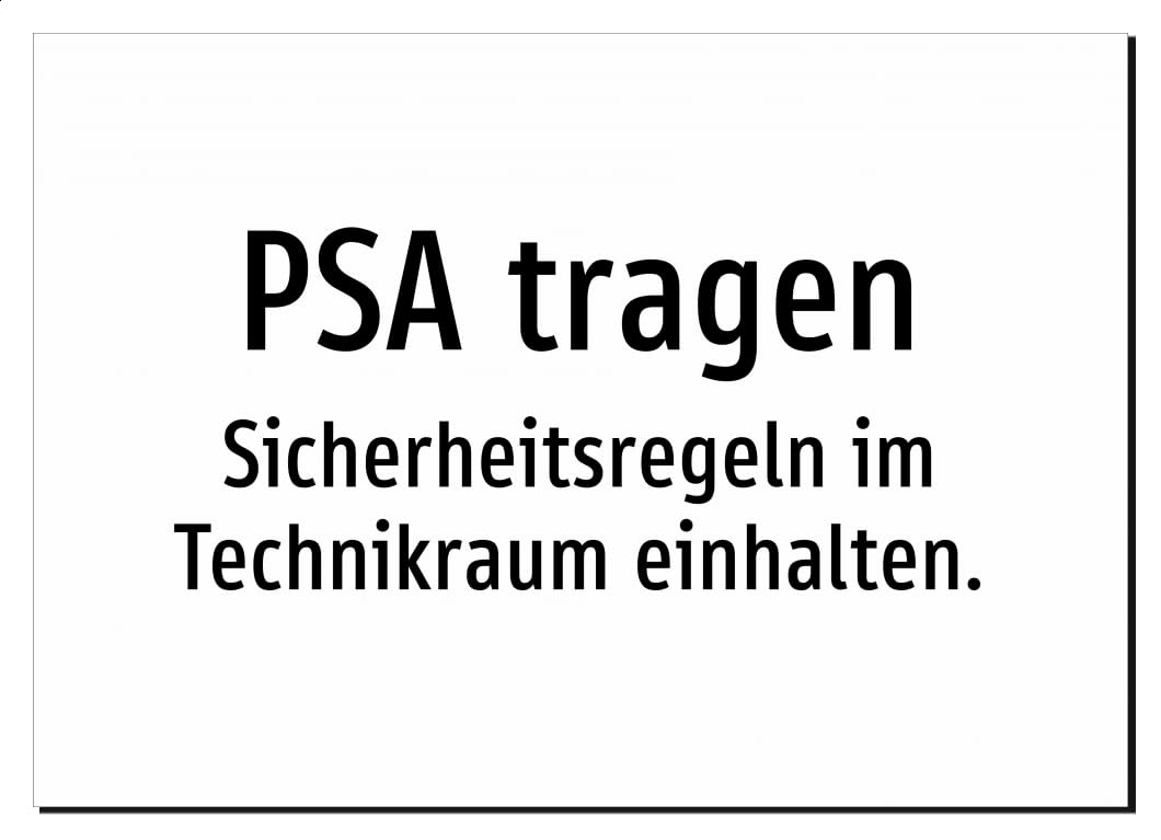35168-DE-T-06 | PSA tragen - Sicherheitsregeln im Technikraum einhalten