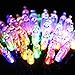 Qedertek Christmas Battery String Lights 50 LED 13.1ft with 8 Modes Lighting for Indoor, Outdoor, Home, House, Path, Patio, Xmas Tree, Party, Fairy Garden, Holiday, Waterproof (multi color)