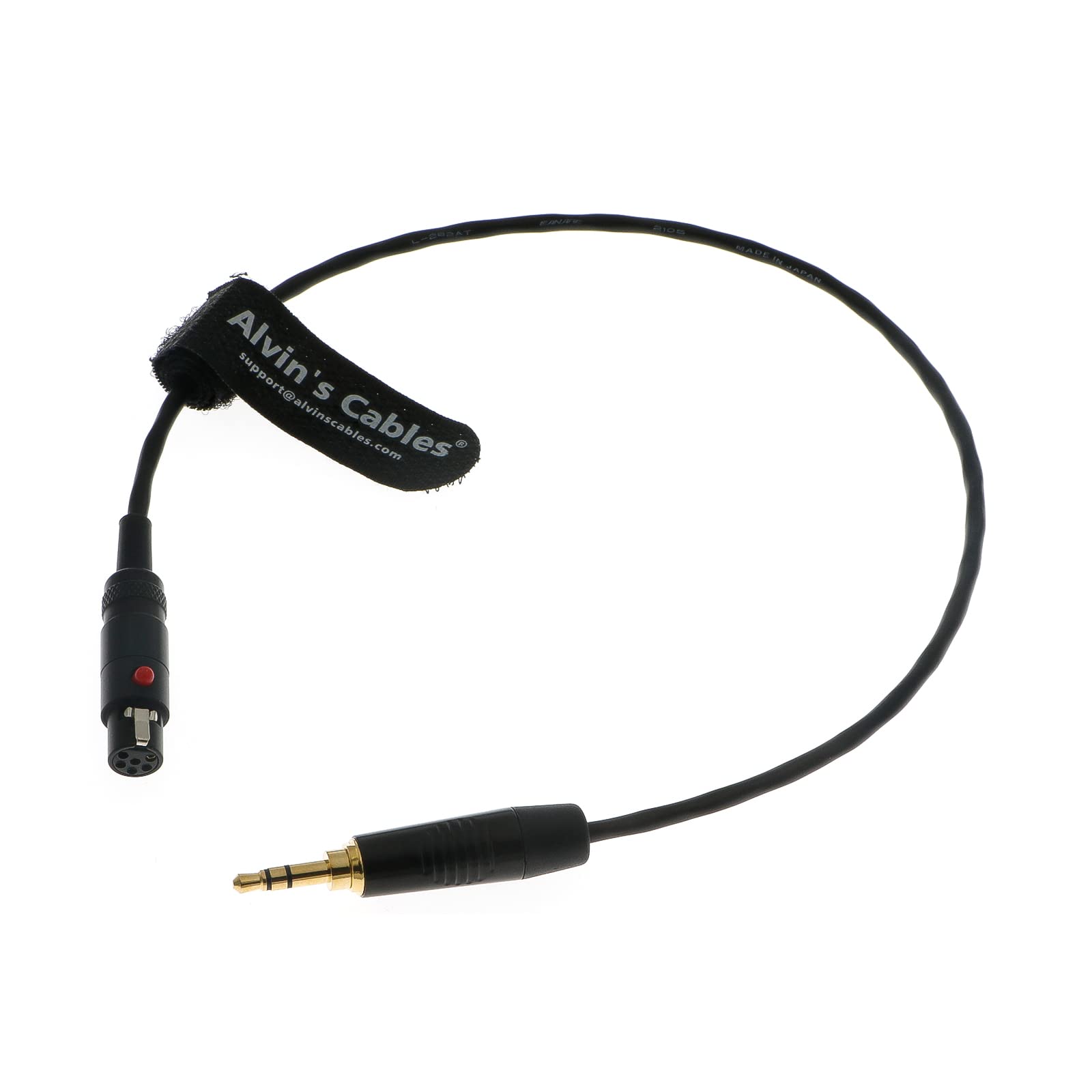 Audio-Cable for Sound Devices 833 Mixer to Lectrosonics DCHT Transmitter TA6F Mini XLR 6 Pin Female to 3.5mm TRS Cable Alvin’s Cables