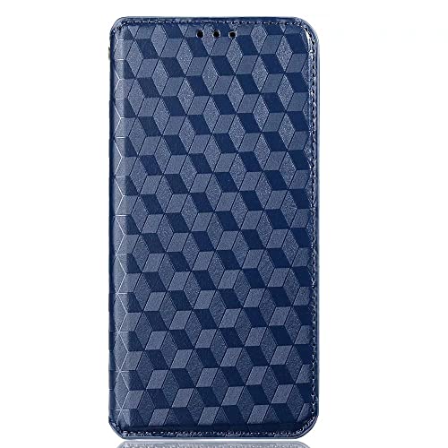 Wuzixi Coque pour Oppo Find X3/X3 Pro. Housse en Cuir Flip Case Portefeuille, Flip Coque Premium avec Emplacement de Cartes, Coque Etui pour Oppo Find X3/X3 Pro.Bleu Cover