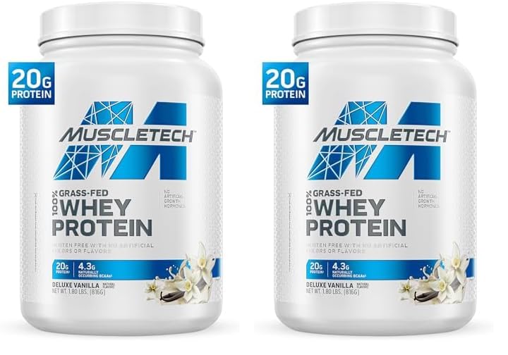 MuscleTech Grass Fed Whey Protein Grass Fed Whey Protein Powder P...