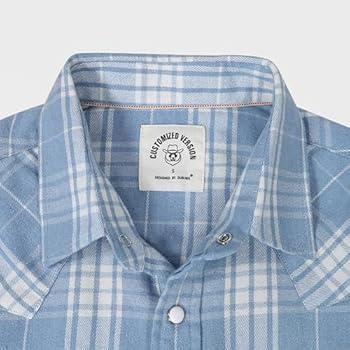 Dubinik Shirts met parelmoeren drukknopen voor mannen, lange mouw, western shirts voor mannen, vintage, casual plaid shirt, cowboyshirts voor mannen, 3XL
