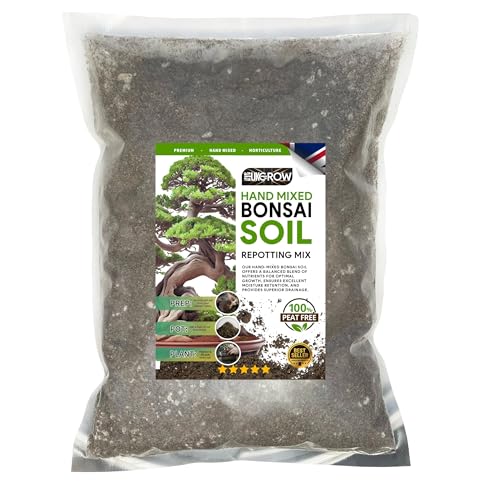 UK Grow Premium Bonsai Potting Mix - Perfect Blend for Healthy and Thriving Bonsai Trees, Available in 1L, 2L, 3L, 5L, 10L, 20L and 30L Bags (Bonsai Soil, 30, Litres)