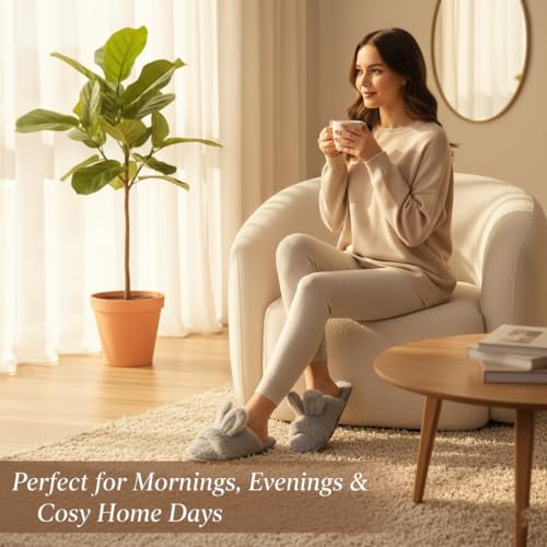 Chaussons oreilles de lapin parfaits pour un cadeau douillet et chaleureux