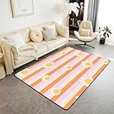 Application polyvalente : Ce tapis s'harmonise avec différents styles de mobilier et différentes fonctions de pièce. Son design contribue à créer une esthétique cohérente dans toute la maison, unifiant le look du salon, de la chambre à coucher, de la cuisine, de la salle à manger, de la chambre d'enfant, du bureau et de la ferme. Il ajoute une touche de confort qui rend les activités quotidiennes plus agréables sous les pieds.