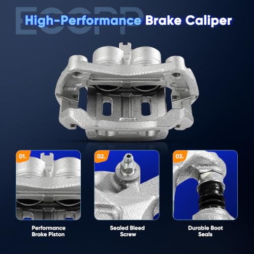 Image of ECCPP 19B2870B 19B2871B Front Left & Right Disc Brake Caliper Assembly