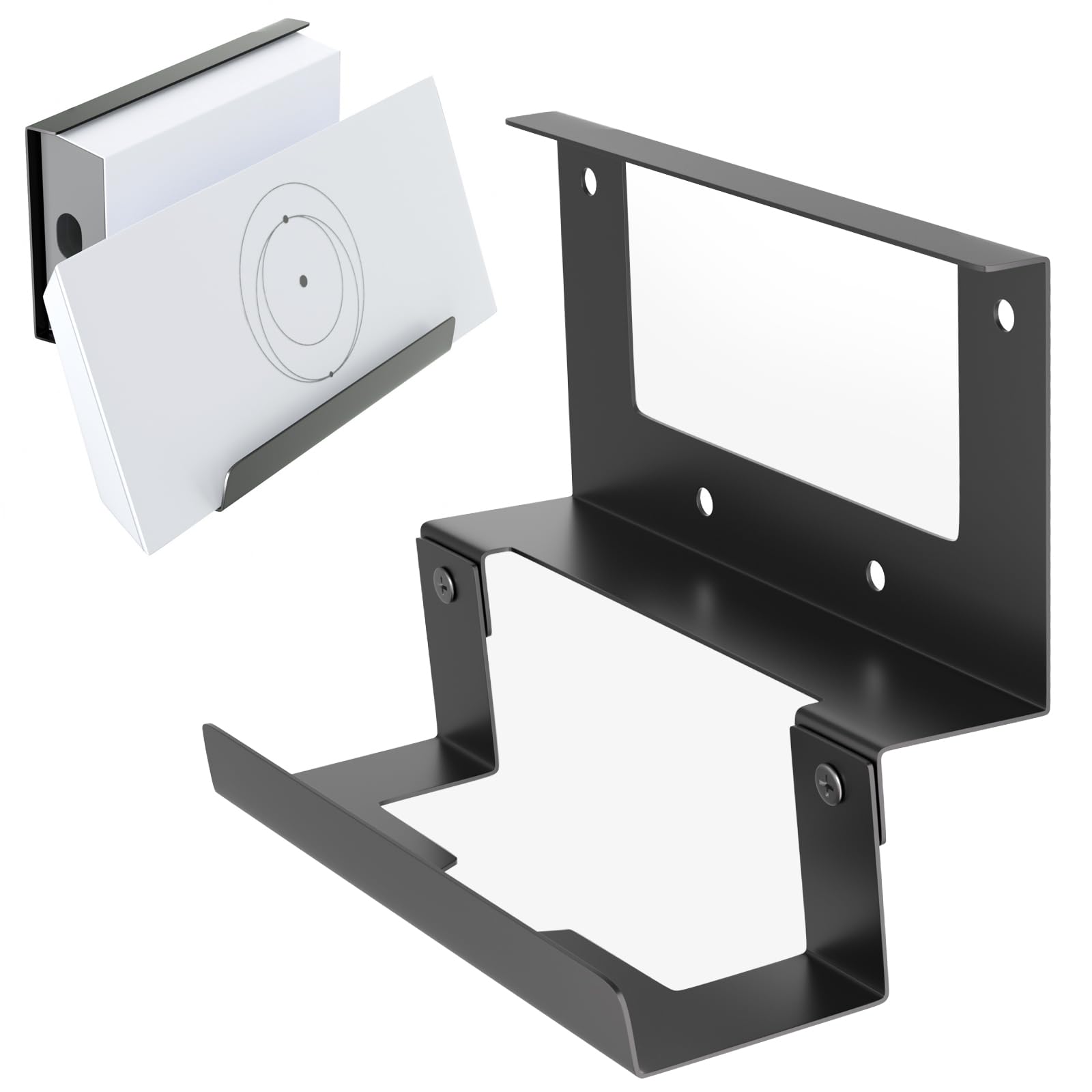 Starlink Gen 3 Mounting Kit - 2-in-1 Metal Mount for Starlink Router and Power Supply, Space-Saving Stability for RVs, Homes, Boats, Office