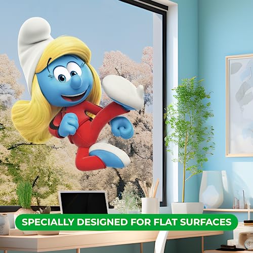 Vinilo decorativo EGD The Smurfs 10 x 10 pulgadas azul miniatura 3
