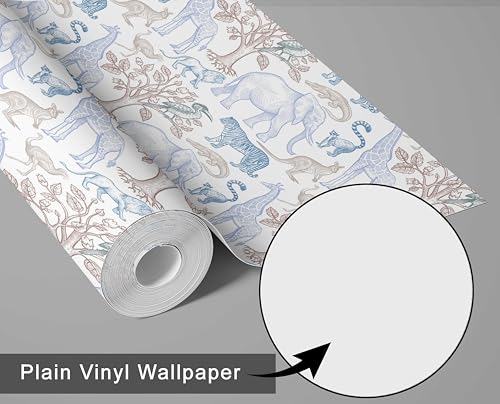 Papel pintado de animales de safari para transformar el dormitorio infantil 6
