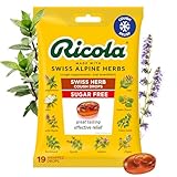 RICOLA Sugar Free Original Swiss Herb Cough Drops, 19 Count