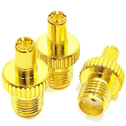 Greluma 3 STK SMA Buchse auf TS9 Stecker RF Koax Stecker Adapter