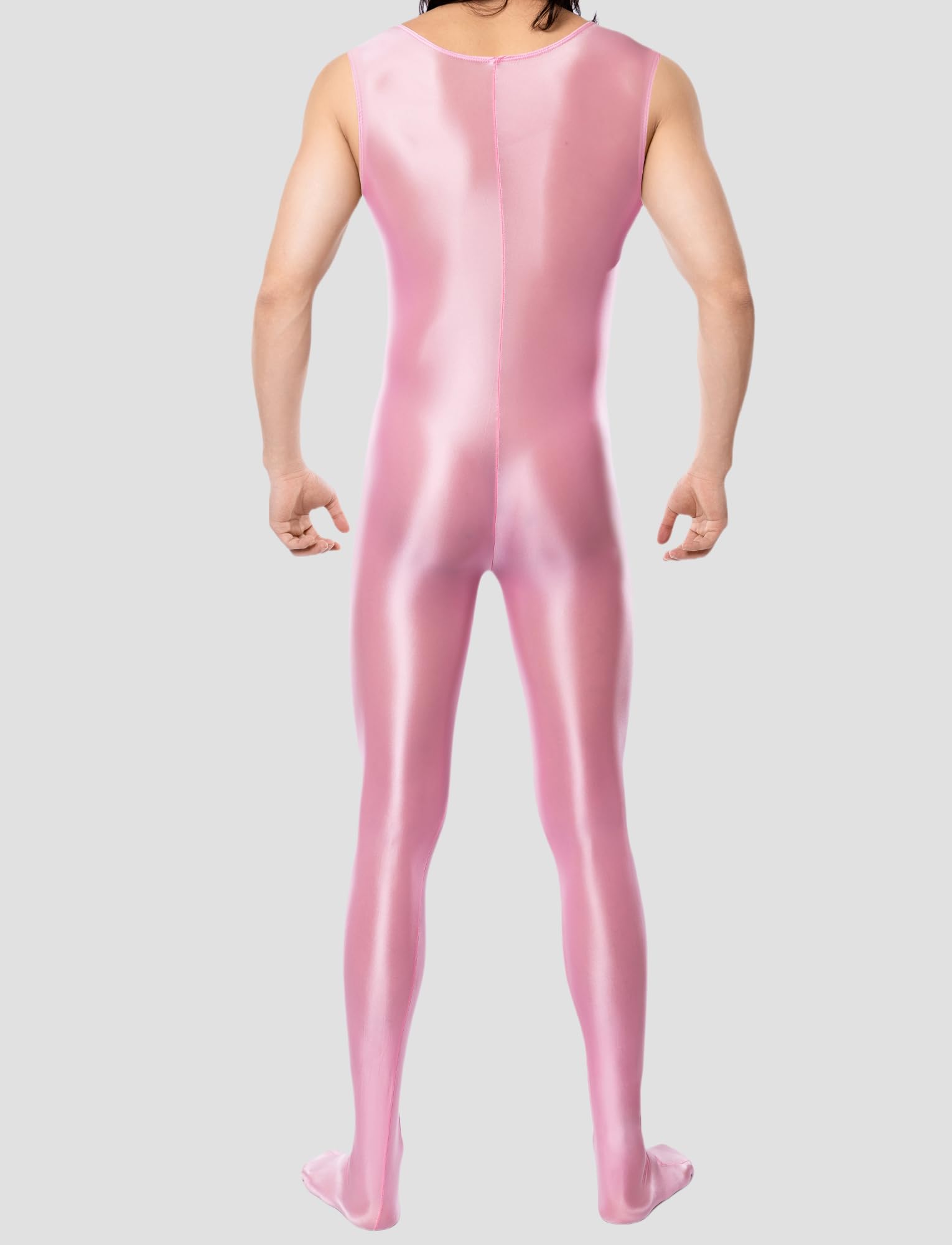 Maeau Glänzender Herren-Body, glänzend, Tanz-Overall
