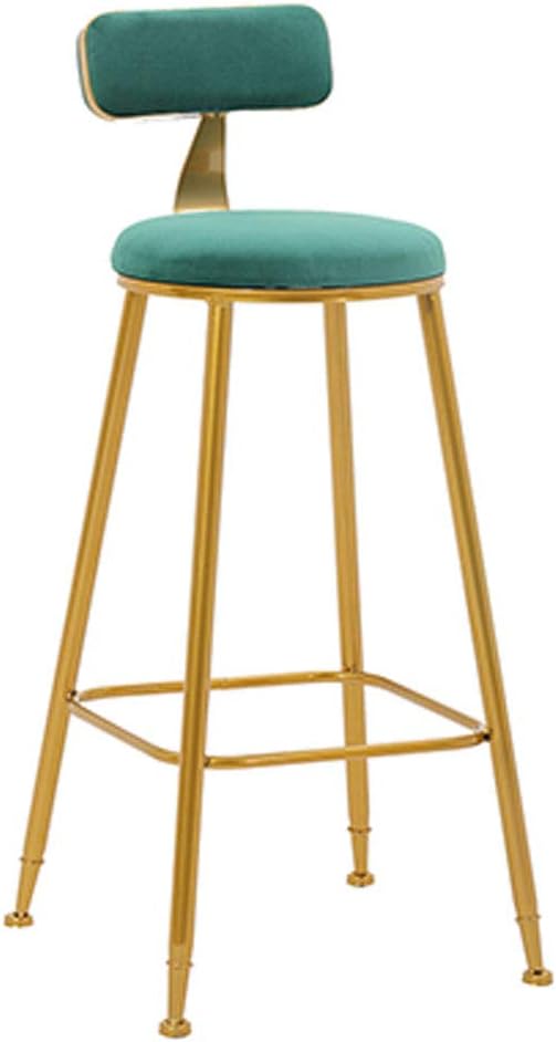 65/75 cm Velvet Bar Stool Chair Covers with Backrest,Elastic Seat Home Soft Chair Slipcover Chair Protector for Kitchen Breakfast Counter Chairs Bar Stools