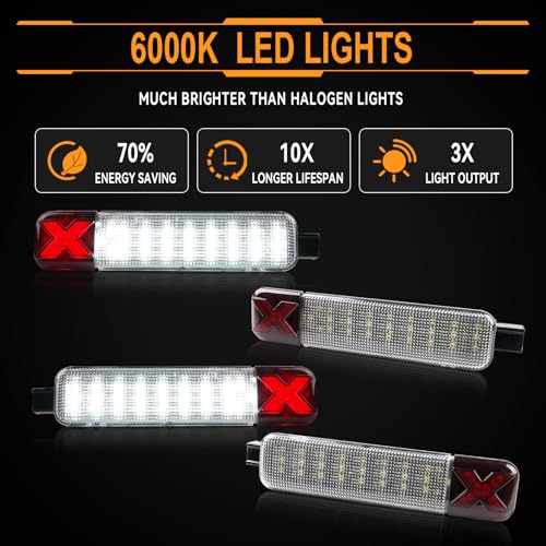 Lámparas LED Interiores para Puertas Chevy Silverado 1500 1995-2006 miniatura 3