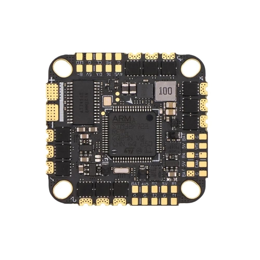 1 pezzo F722 45A AIO Flight Controller adatto for FPV Freestyle Racing Drone 128K ESC 2-6S Doppio giroscopio 25-26,5 mm