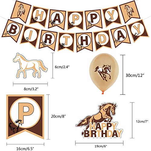 32 Pezzi Decorazioni per Feste di Cavalli