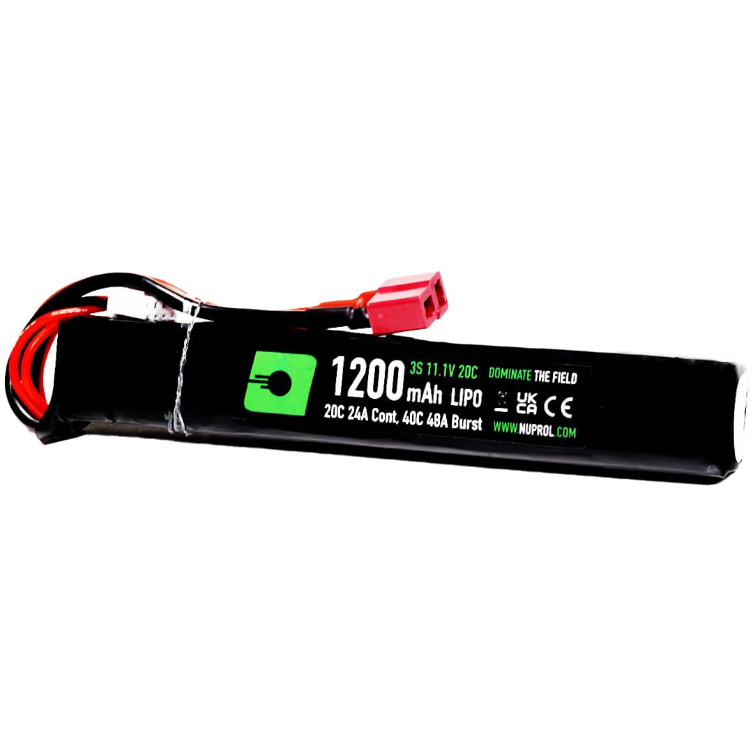 NUPROL Power - 11.1v LiPo 1200mAh 3S Deans [Rate 20C @ 24A] [Burst 40C @ 48A] - Stick
