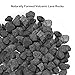 Stanbroil 10 Pounds Black Lava Rock Granules, Decorative Landscaping for Fire Bowls, Fire Pits, Gas Log Sets, Indoor or Outdoor Fireplaces(1 1/5