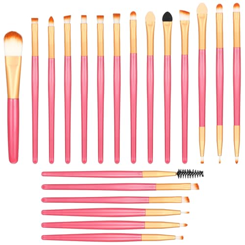 HJZHII Juego de 20 brochas de maquillaje, brochas de...