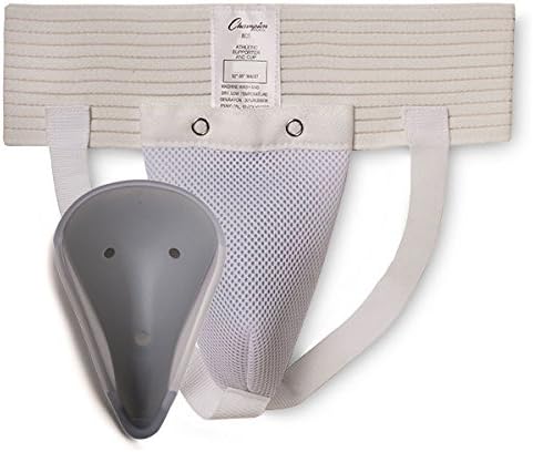 PerfectPitch Mens Deluxe Cup & Supporter Set44; White - Extra Large