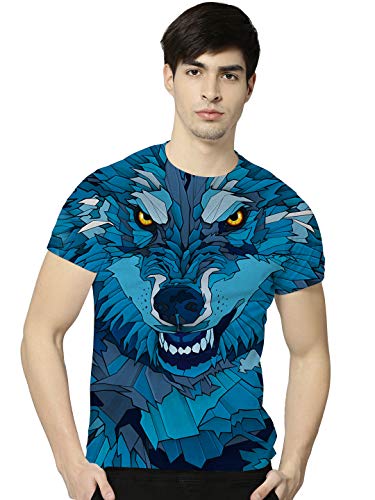 Image of STAND OUT All Over Printed Psychelic Trippy Animal T-Shirts