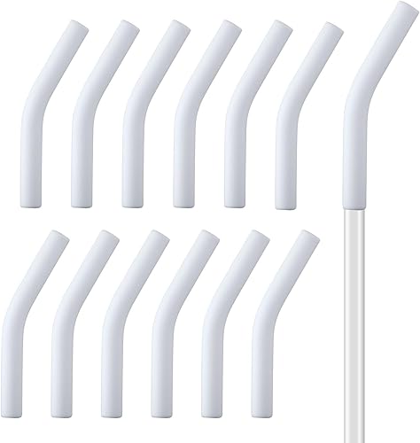 13 puntas de silicona para popotes, suaves y reutilizables, para popotes de 0.315 in de diámetro exterior para Hydraflow, cubiertas de puntas de