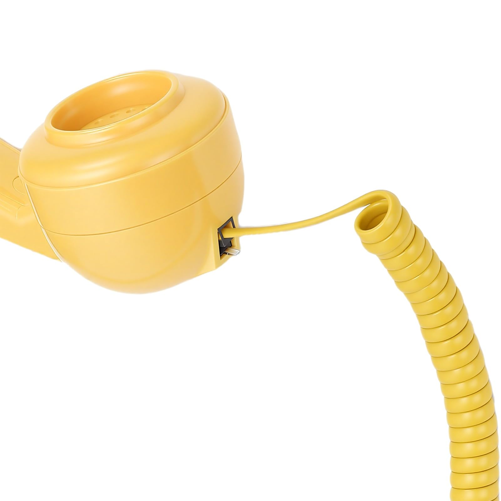 Annadue Telefono Bluetooth Cordless retrò con Ricevitore, Supporto per Chiamate in Vivavoce, Riproduzione Musicale e Ricarica Rapida per la Fissa dell'ufficio Domestico (YELLOW)