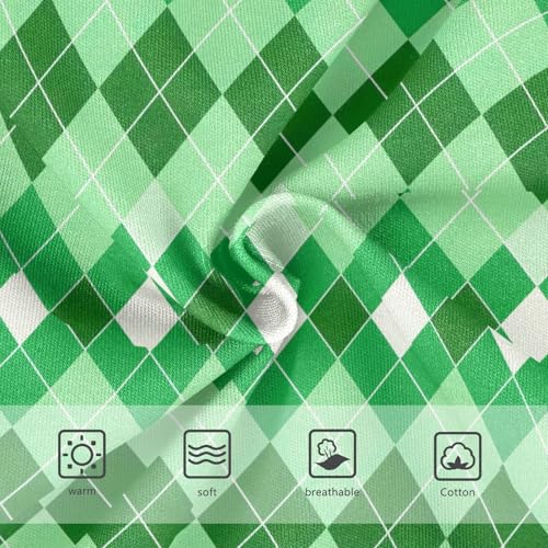 Joisal Artistic Toddlers Underwear Floral 2t Cotton Cute Panties Girl Aesthetic Plaid Green Briefs Girls Undies3