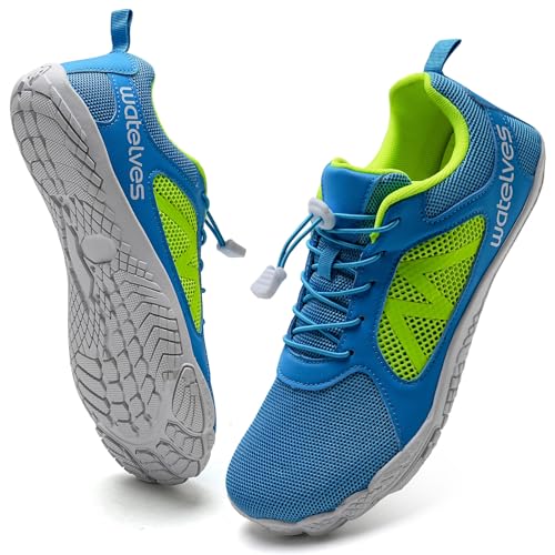 Image of WateLves Barefoot Water Shoes for Women Men Wide Toe Quick-Dry Lightweight Mesh Breathable Aqua Shoes for Beach Swim Yoga Exercise Surf Pool Boat