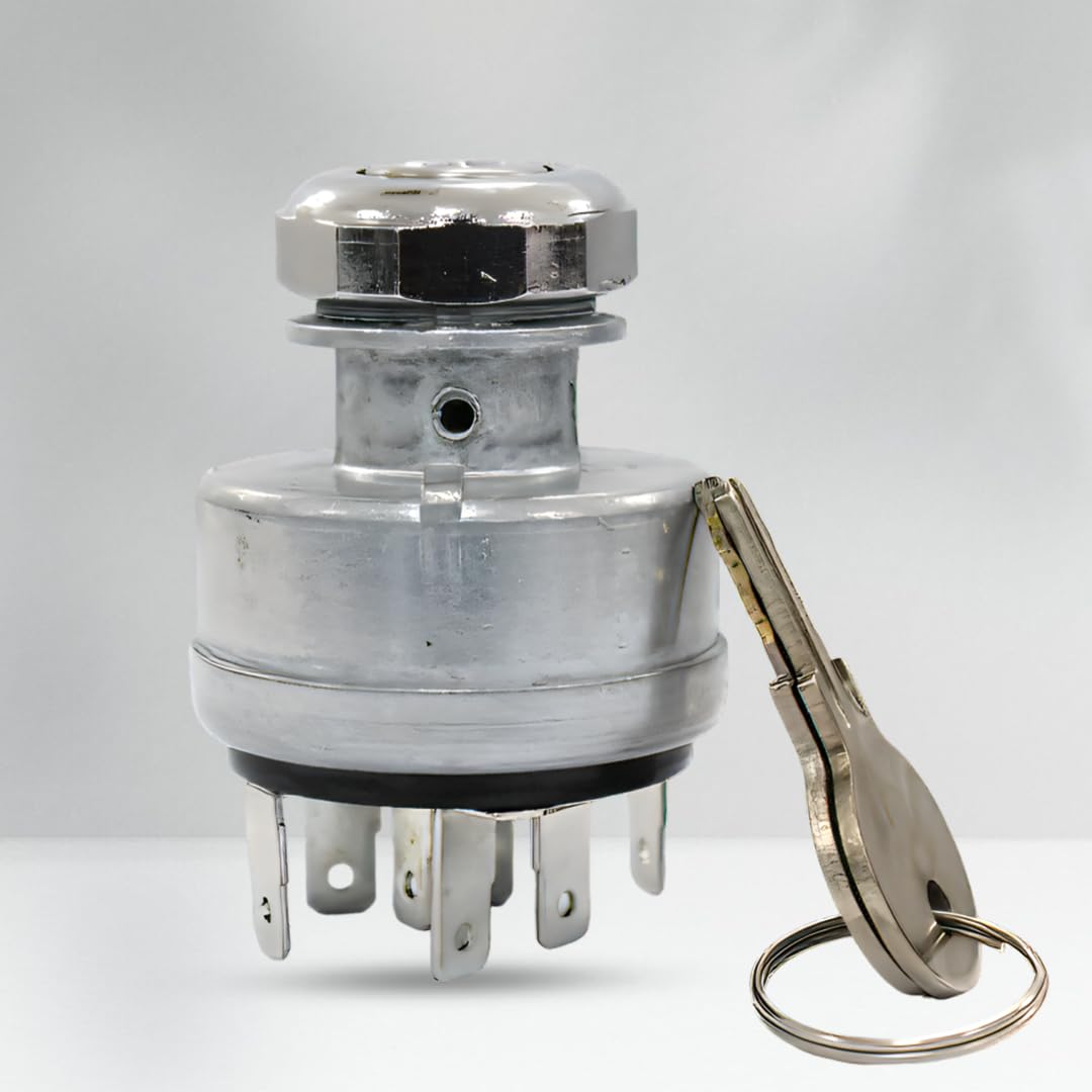 AR58126 Switch with 2 Keys for John Deere 330, 2150, 2040, 322, 332, 2155 282775A1 A134737 D134737 for Case IH International Harvester- 1Year Warranty