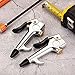 Honoson 4 Pieces 1/4 NPT Lever Blow Gun Air Nozzle Dust Cleaning Blower Gun with Rubber and Safety Tip Nozzles Air Tool for Home Shop Garage Industry(Black)
