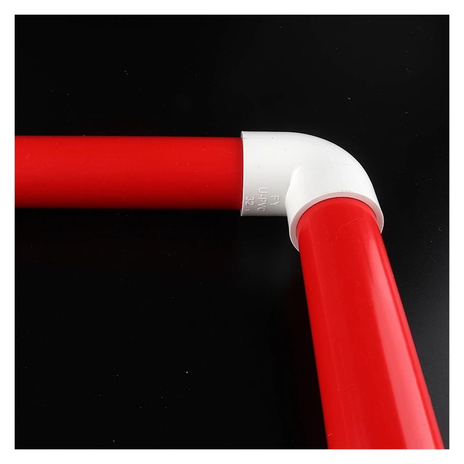 Tuyau en PVC, diamètre intérieur 20~50mm, connecteur coudé égal à 90 °, raccords d'alimentation eau plastique, pièces du système d'irrigation, 5 Convient pour l'irrigation(40mm inner dia,10pcs)