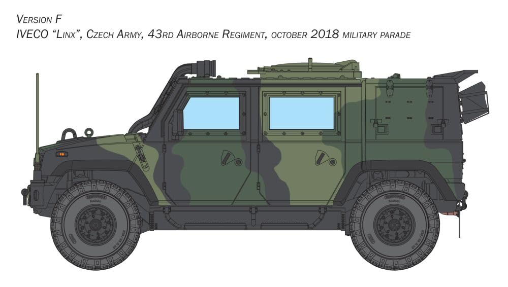 Italeri 6766 VTLM Lince, scala 1:35, Plastic Model Kit/Modello in plastica da montare