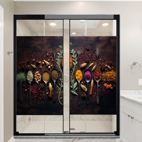 FOCCAR Lot de 2 films de fenêtre en verre teinté coloré pour la maison, le bureau, les magasins - 80 x 140 cm