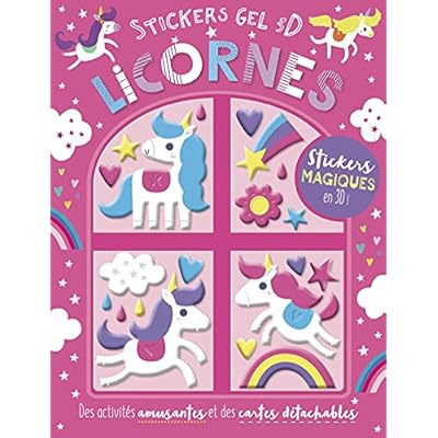MES STICKERS GEL 3D - LICORNES