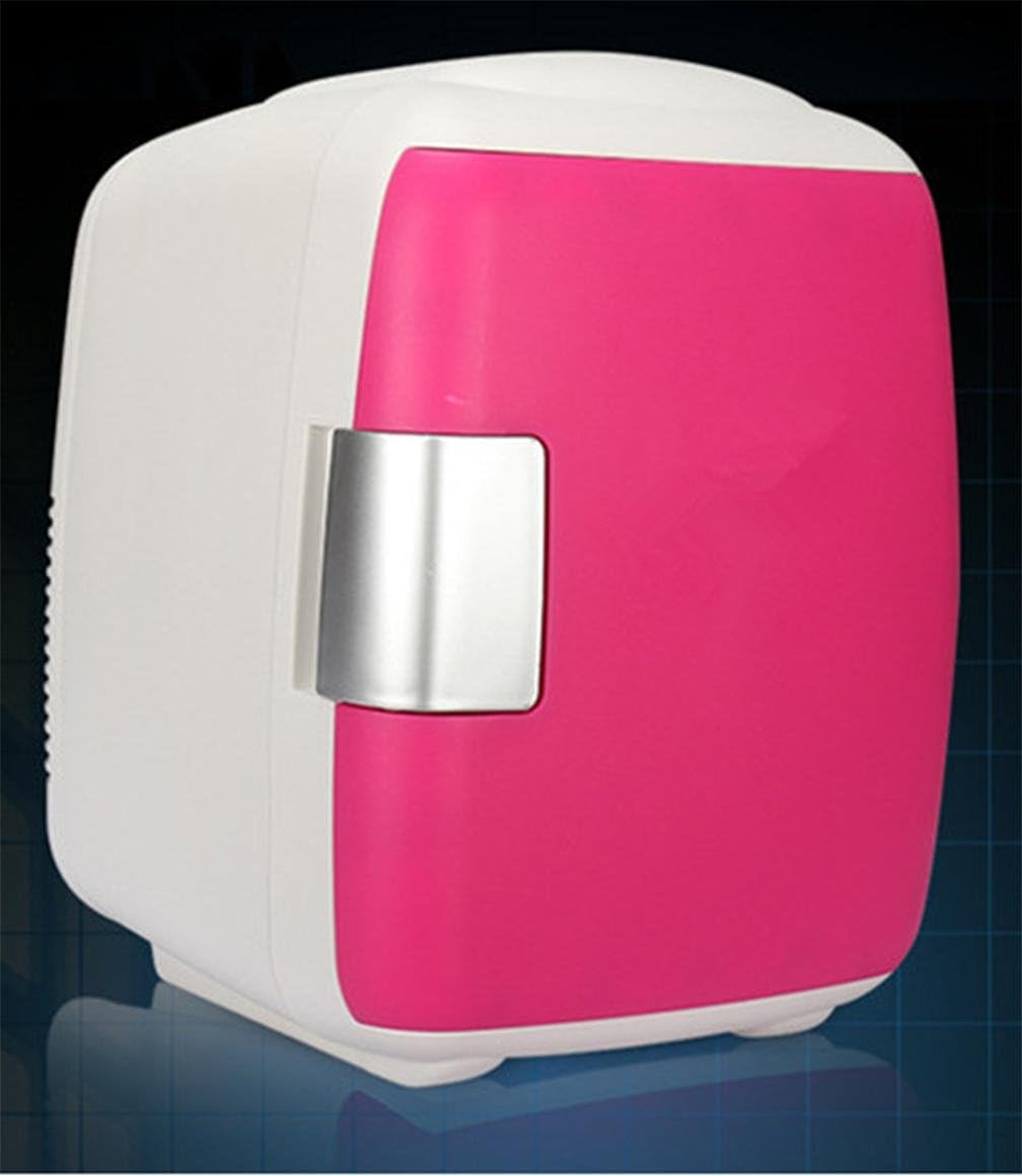 A Freezer HL Car Refrigerator 4L Mini Small Refrigerator Breast Milk Box Refrigerator Cold And Warm Type, Pink,pink