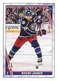 2020-21 Topps NHL Stickers #151 Boone Jenner Columbus Blue Jackets Hockey Sticker - GotBaseballCards