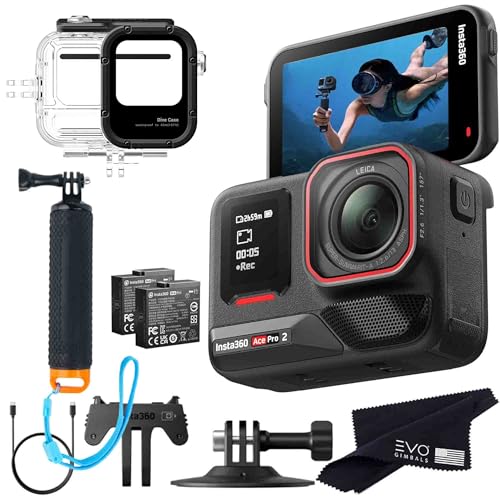 Insta360 Ace Pro 2 Dive Bundle- 8K Waterproof Action Camera Co-Engineered with Leica, Flagship 1/1.3