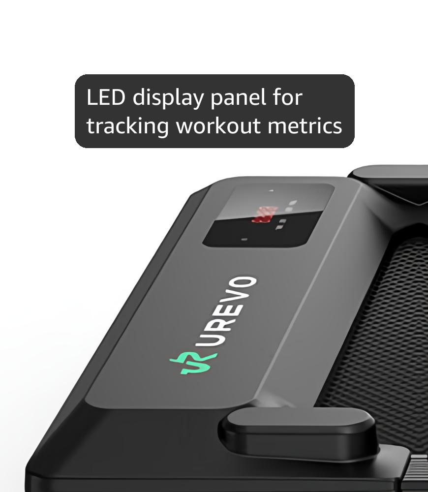 UREVO Smart Walking Pad, Standing Desk Treadmill with Double Shock Absorption, Quiet Operation, Workout APP with Track Insights and MIIT Mode, Plug and Play, Remote or APP Control for Home Office
